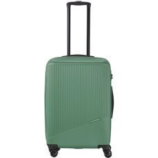 Чемодан Travelite Bali Green M на 4 колесах, зеленый