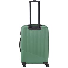 Чемодан Travelite Bali Green M на 4 колесах, зеленый