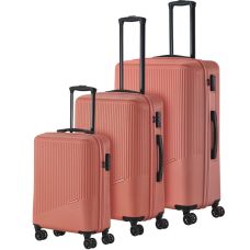 Чемодан Travelite Bali Coral L на 4 колесах, коралловый