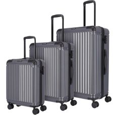 Чемодан Travelite Cruise Anthracite М на 4 колесах, серый