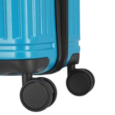 Чемодан Travelite Cruise Turquoise S на 4 колесах, голубой