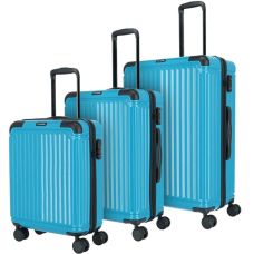 Чемодан Travelite Cruise Turquoise S на 4 колесах, голубой