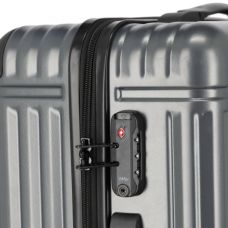 Чемодан Travelite Cruise Anthracite М на 4 колесах, серый