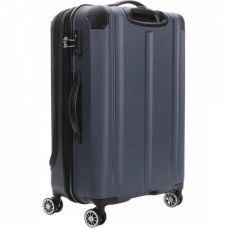 Чемодан Travelite City Navy M с карманом д/ноутбука 17.3" на 4 колесах, синий