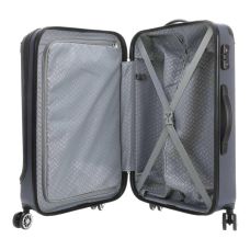 Чемодан Travelite City Navy M с карманом д/ноутбука 17.3" на 4 колесах, синий