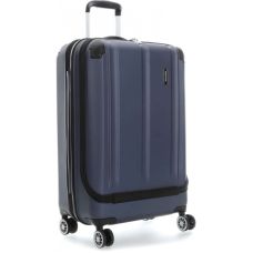 Чемодан Travelite City Navy M с карманом д/ноутбука 17.3" на 4 колесах, синий