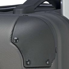 Чемодан Travelite City Anthracite S с карманом д/ноутбука на 4 колесах, серый