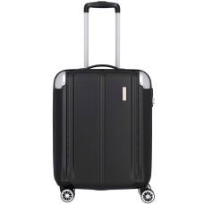 Валіза Travelite City Black S на 4 колесах, чорна
