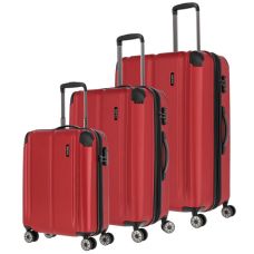 Валіза Travelite City Red S на 4 колесах, червона