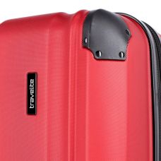 Валіза Travelite City Red L exр на 4 колесах, червона