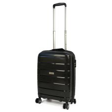 Чемодан Travelite Paklite Mailand Deluxe Black S на 4 колесах, черный