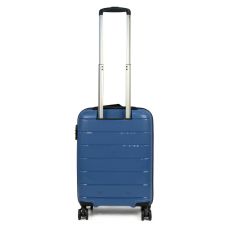 Чемодан Travelite Paklite Mailand Deluxe Bright Blue S на 4 колесах, синий