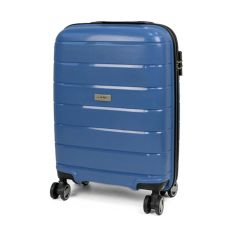 Чемодан Travelite Paklite Mailand Deluxe Bright Blue S на 4 колесах, синий