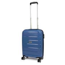 Чемодан Travelite Paklite Mailand Deluxe Bright Blue S на 4 колесах, синий