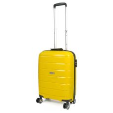 Чемодан Travelite Paklite Mailand Deluxe Yellow S на 4 колесах, желтый