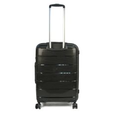 Чемодан Travelite Paklite Mailand Deluxe Black М на 4 колесах, черный