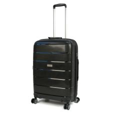 Валіза Travelite Paklite Mailand Deluxe Black М на 4 колесах, чорна