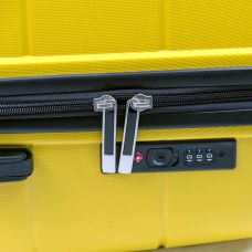 Валіза Travelite Paklite Mailand Deluxe Yellow L на 4 колесах, жовта
