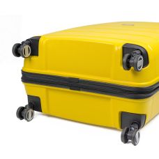 Валіза Travelite Paklite Mailand Deluxe Yellow L на 4 колесах, жовта