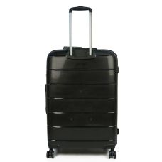 Валіза Travelite Paklite Mailand Deluxe Black L на 4 колесах, чорна
