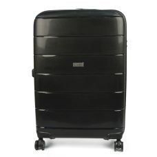 Валіза Travelite Paklite Mailand Deluxe Black L на 4 колесах, чорна
