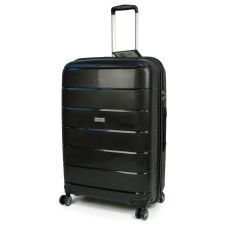 Чемодан Travelite Paklite Mailand Deluxe Black L на 4 колесах, черный