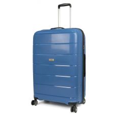 Валіза Travelite Paklite Mailand Deluxe Bright Blue L на 4 колесах, синя