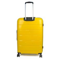 Валіза Travelite Paklite Mailand Deluxe Yellow L на 4 колесах, жовта