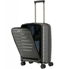 Чемодан Travelite Air Base Anthracite S на 4 колесах для ноутбука 15.6", серый