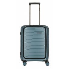 Чемодан Travelite Air Base Iceblue S на 4 колесах для ноутбука 15.6", синий