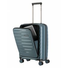 Чемодан Travelite Air Base Iceblue S на 4 колесах для ноутбука 15.6", синий