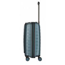 Чемодан Travelite Air Base Iceblue S на 4 колесах для ноутбука 15.6", синий