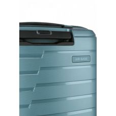 Чемодан Travelite Air Base Iceblue S на 4 колесах для ноутбука 15.6", синий