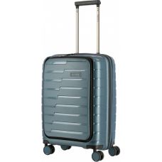 Чемодан Travelite Air Base Iceblue S на 4 колесах для ноутбука 15.6", синий