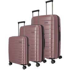 Чемодан Travelite Air Base Lilac L на 4 колесах, фиолетовый