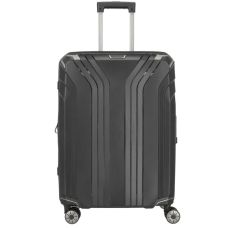 Чемодан Travelite Elvaa Black M exp на 4 колесах, черный