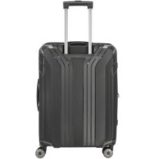 Чемодан Travelite Elvaa Black M exp на 4 колесах, черный