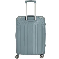 Чемодан Travelite Elvaa Bluegrey M exp на 4 колесах, голубой