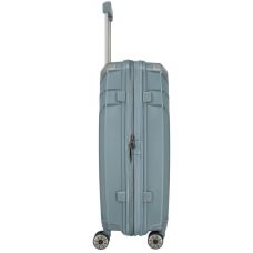 Чемодан Travelite Elvaa Bluegrey M exp на 4 колесах, голубой