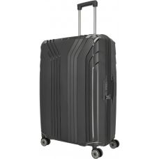 Чемодан Travelite Elvaa Black L на 4 колесах, черный