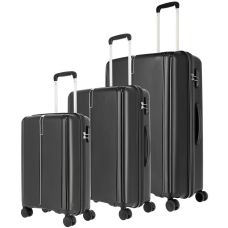 Чемодан Travelite Vaka Black L на 4 колесах, черный