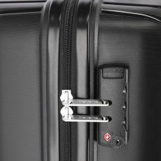 Чемодан Travelite Vaka Black L на 4 колесах, черный