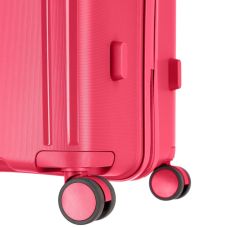 Чемодан Travelite Vaka Cyclam L на 4 колесах, розовый
