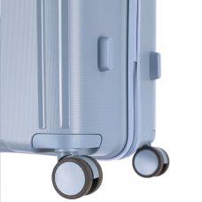 Чемодан Travelite Vaka Bluegrey M на 4 колесах, голубой