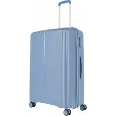 Валіза Travelite Vaka Bluegrey L на 4 колесах, блакитна