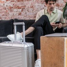 Бізнес-кейс Travelite Next Silver на 2 колесах, сріблястий