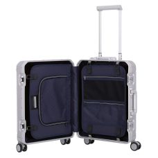 Чемодан Travelite Next Silver S на 4 колесах, серебристый