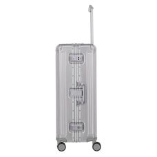Чемодан Travelite Next Silver M на 4 колесах, серебристый