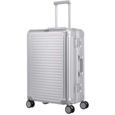 Чемодан Travelite Next Silver M на 4 колесах, серебристый