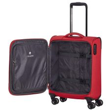 Чемодан Travelite Chios Red S на 4 колесах, красный